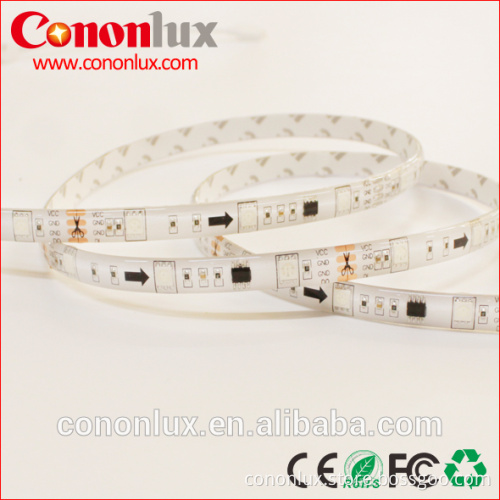 2 Years warranty IP65 waterproof addressable RGB LED strip 5050 with IC digtal